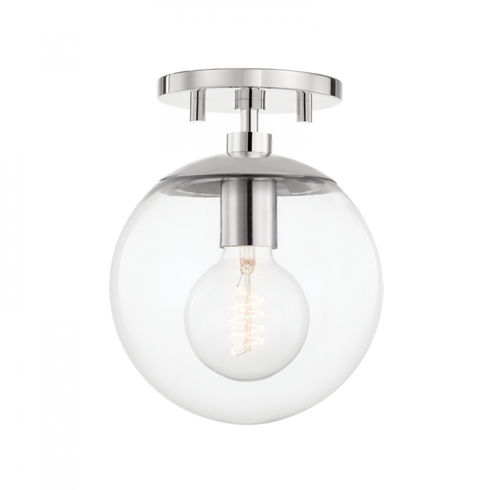Mitzi Meadow 1 Light Semi Flush Model: H503601-PN