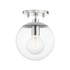 Mitzi Meadow 1 Light Semi Flush Model: H503601-PN