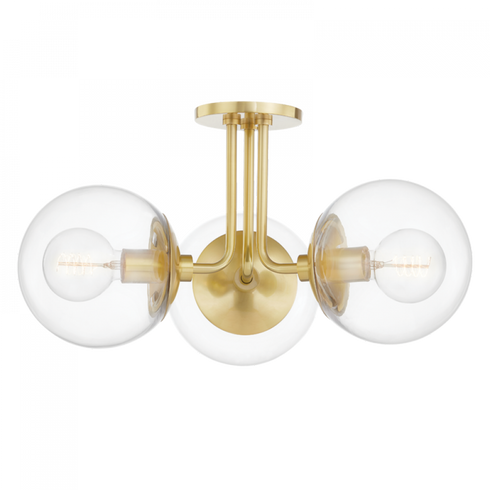 Mitzi Meadow 3 Light Semi Flush Model: H503603-OB