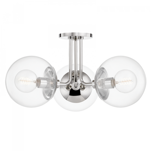 Mitzi Meadow 3 Light Semi Flush Model: H503603-OB