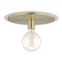 Mitzi Milo 1 Light Large Flush Mount Model: H137501L-AGB/BK