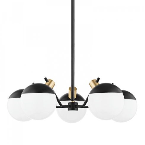 Mitzi Miranda 5 Light Chandelier Model: H573805-AGB/SBK