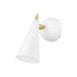 Mitzi Moxie 1 Light Wall Sconce Model: H441101-AGB/BK