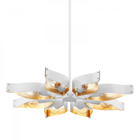 Mitzi Nala 8 Light Chandelier Model: H658808-SWH/GL