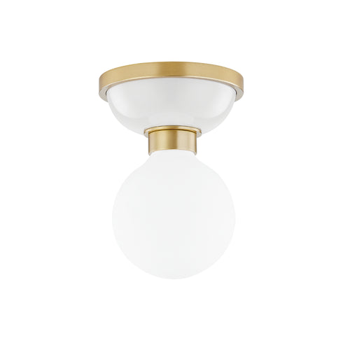 Mitzi Nina 1 Light Flush Mount Model: H383501-AGB/DG