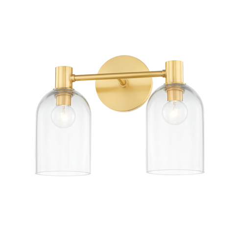 Mitzi Paisley 2 Light Bath Sconce Model: H678302-AGB