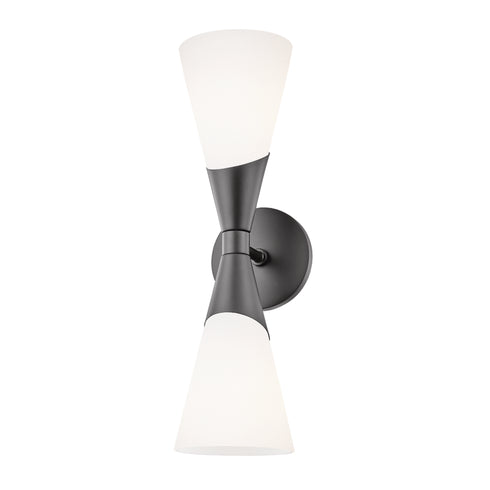 Mitzi Parker 2 Light Wall Sconce Model: H312102-BLK