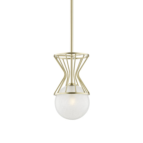 Mitzi Petra 1 Light Pendant Model: H267701-AGB