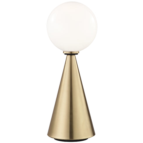 Mitzi Piper 1 Light Large Table Lamp Model: HL148201L-AGB/BK