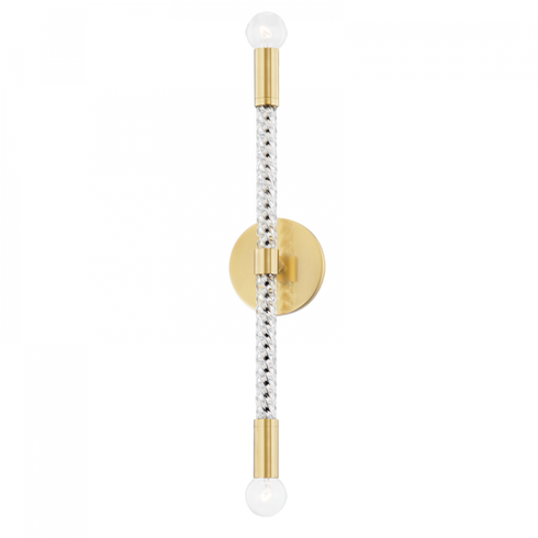 Mitzi Pippin 2 Light Wall Sconce Model: H256102-AGB