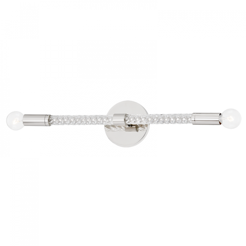 Mitzi Pippin 2 Light Wall Sconce Model: H256102-AGB