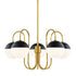 Mitzi Renee 5 Light Chandelier Model: H344805-AGB/BK