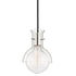 Mitzi Riley 1 Light Pendant With Glass Model: H111701G-PN