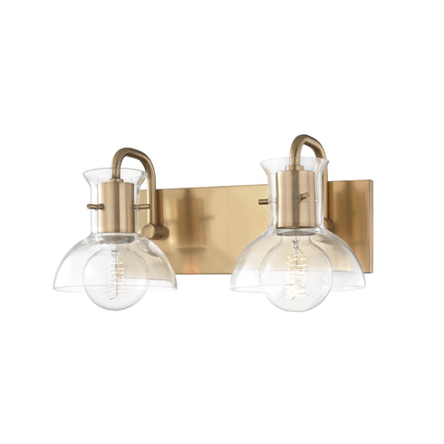 Mitzi Riley 2 Light Bath Bracket Model: H111302-AGB
