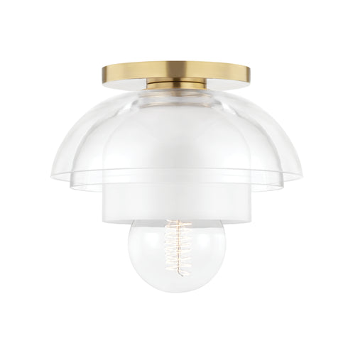 Mitzi Ruby 1 Light Flush Mount Model: H429601-AGB