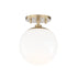 Mitzi Stella 1 Light Semi Flush Model: H105601-OB