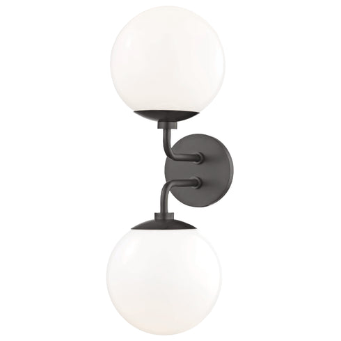 Mitzi Stella 2 Light Wall Sconce Model: H105102-AGB