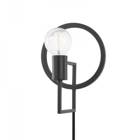 Mitzi Tory 1 Light Portable Wall Sconce Model: HL637201-SCR