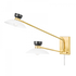 Mitzi Whitley 2 Light Wall Sconce Plug In Model: HL481202-PN