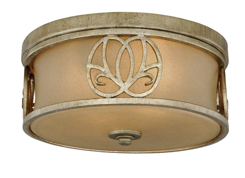 NB-CCU130VB Vaxcel Newbury 13" Flush Mount Venetian Brass