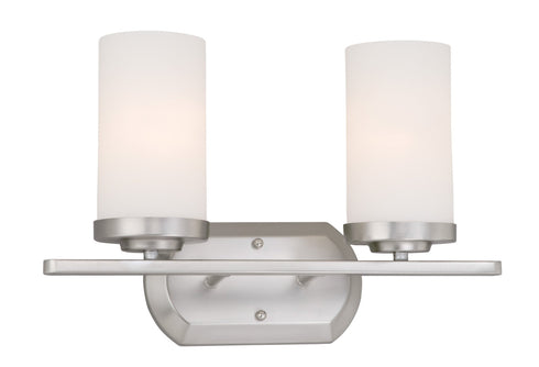 OX-VLU002BN Vaxcel Oxford 2L Vanity Brushed Nickel