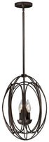 P0017 Vaxcel Solstice 13-1/2" Pendant Burnished Bronze