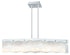P177-6-CM 6-Light Pendant Chandelier with Bubble Deco Glass Shade