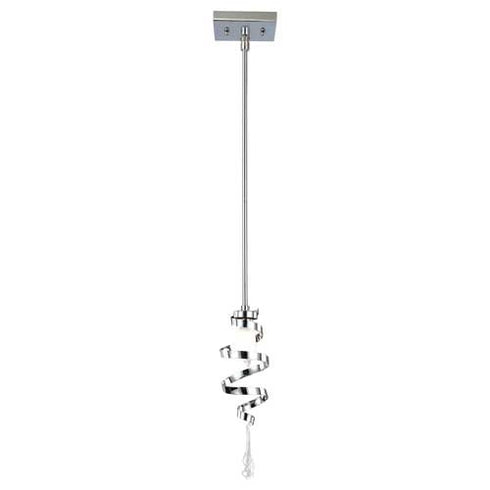 P326-1-CM Mini-Pendant ��with Metal Swirl