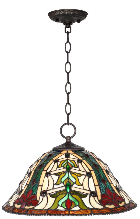 P618-16-160 Charlottetown Collection 1-Light Tiffany Chandelier