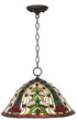 P618-16-160 Charlottetown Collection 1-Light Tiffany Chandelier