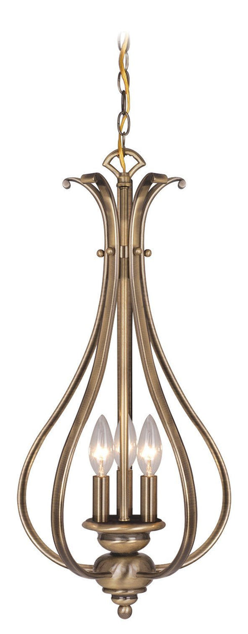 PD35459A Vaxcel Monrovia 3L Pendant Antique Brass