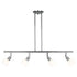 PK318-4-CM 4-Light Pendant Track Light with Glass Shades