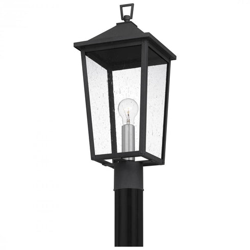 Quoizel 1 Light Stoneleigh Outdoor Lantern Model: STNL9009MB