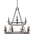 Quoizel 12 Light Voyager Chandelier Model: VYR5012ML