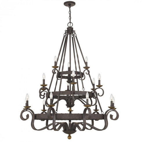 Quoizel 18 Light Noble Chandelier Model: NBE5018RK