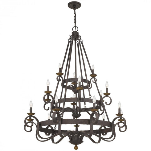 Quoizel 18 Light Noble Chandelier Model: NBE5018RK