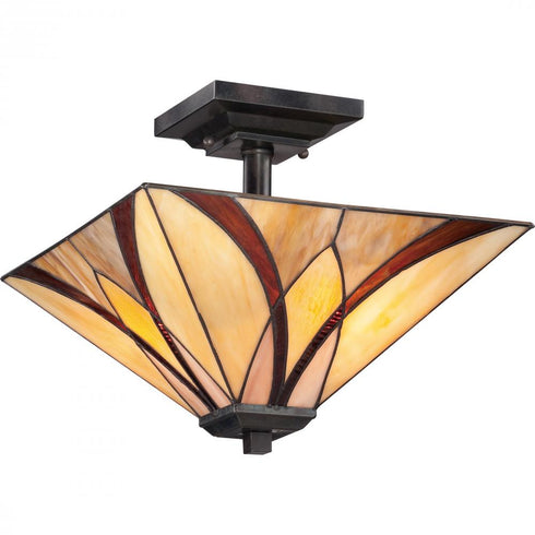 Quoizel 2 Light Asheville Semi Flush Mount Model: TFAS1714VA