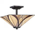 Quoizel 2 Light Asheville Semi Flush Mount Model: TFAS1714VA