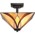 Quoizel 2 Light Asheville Semi Flush Mount Model: TFAS1714VA