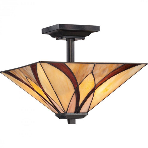 Quoizel 2 Light Asheville Semi Flush Mount Model: TFAS1714VA