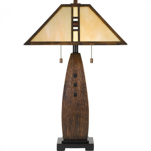 Quoizel 2 Light Fulton Table Lamp Model: TF3341T