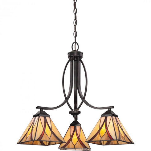 Quoizel 3 Light Asheville Chandelier Model: TFAS5003VA