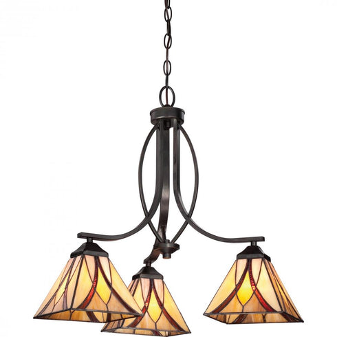 Quoizel 3 Light Asheville Chandelier Model: TFAS5003VA