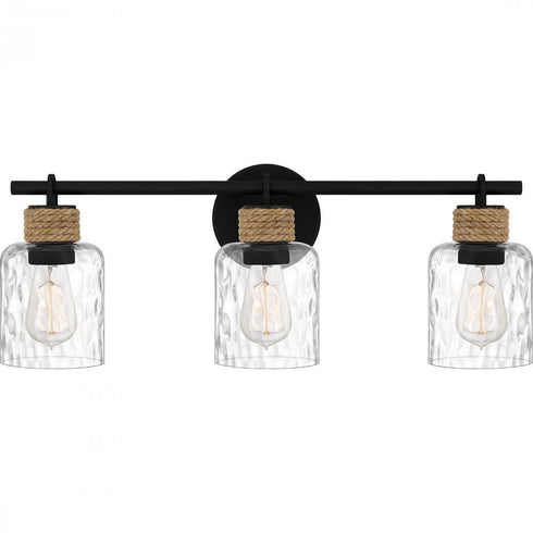 Quoizel 3 Light Baltic Bath Light Model: BTC8624MBK