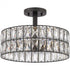 Quoizel 3 Light Coffman Semi Flush Mount Model: QF4046WT