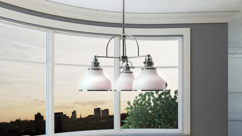 Quoizel 3 Light Grant Chandelier Model: GRT5103BN