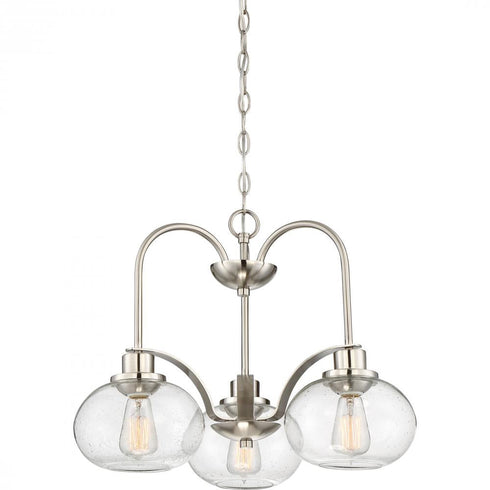 Quoizel 3 Light Trilogy Chandelier Model: TRG5103BN