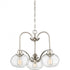 Quoizel 3 Light Trilogy Chandelier Model: TRG5103BN