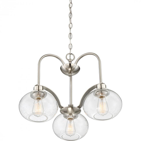Quoizel 3 Light Trilogy Chandelier Model: TRG5103BN