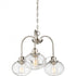 Quoizel 3 Light Trilogy Chandelier Model: TRG5103BN